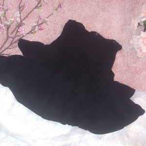 ♡Gothic Lolita Frill Layered A-Line Skirt Kawaii